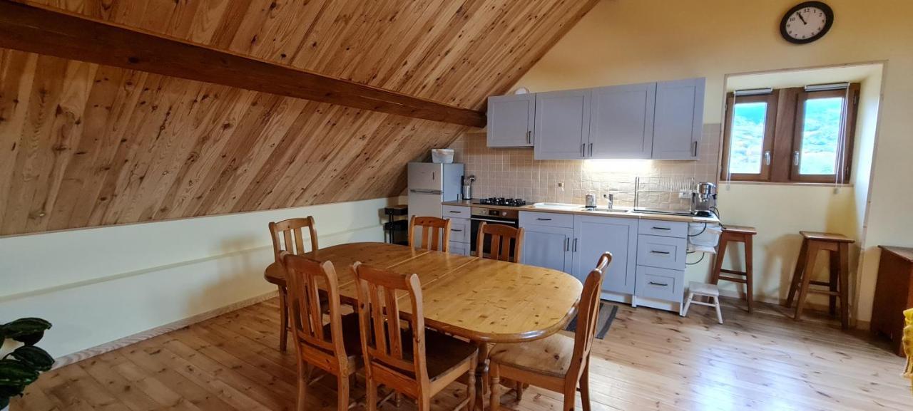 Loft Mansarde Du Train Jaune Avec Vue Sur Les Montagnes Saillagouse Eksteriør billede